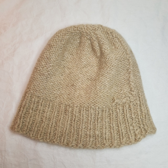 cashmere angora knit hat - Picture 6 of 6